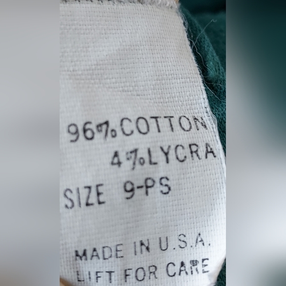 Palmetto's Vintage 90's Green High-rise Riding  Pants - Picture 6 of 6